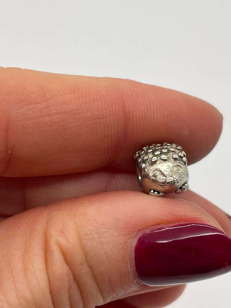 D358 Pandora zilveren bedel egel, Pandora, Ophalen of Verzenden, X, Zilver