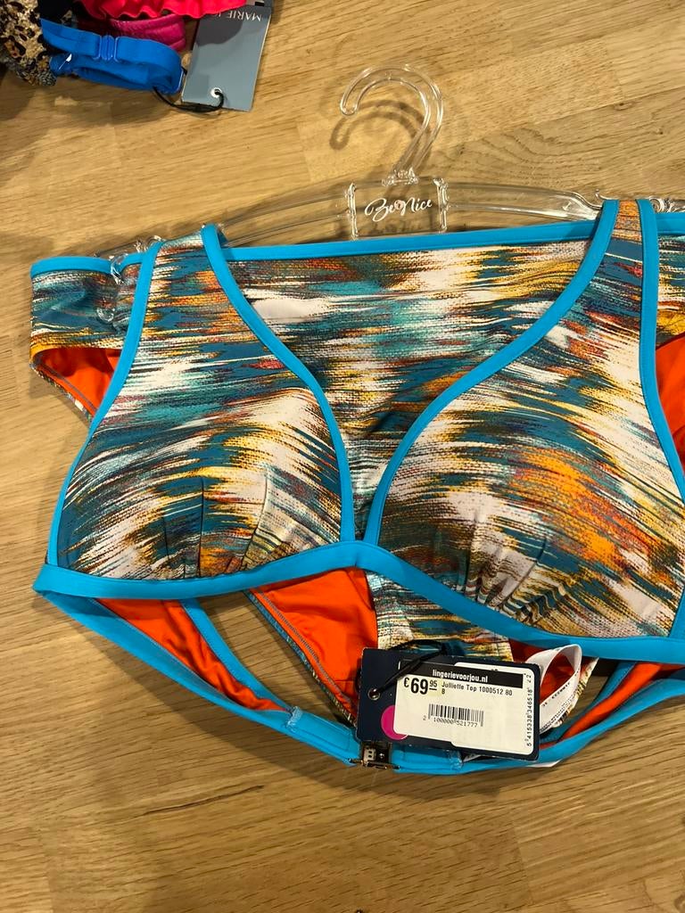 Marie Jo bikini top 80B slip 44 NIEUW!! Set nu €27,50, Ophalen of Verzenden, Nieuw, Bikini