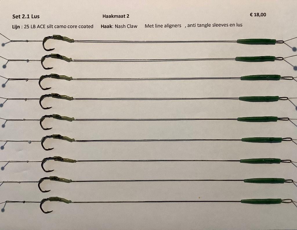 karper onderlijnen met lus aan het eind, Ophalen of Verzenden, Nieuw, Overige typen
