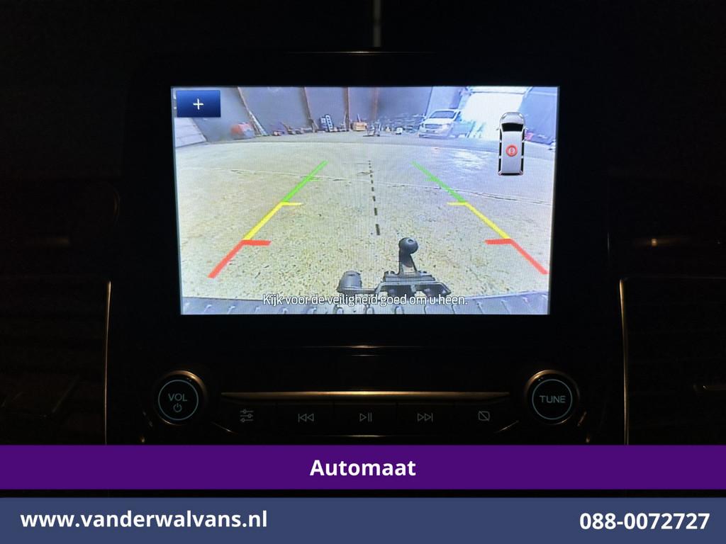 Ford Transit Custom 2.0 TDCI 130pk Automaat L2H1 Euro6 Airco, 4 cilinders, Zwart, Origineel Nederlands, Bedrijf