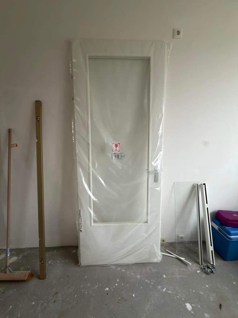 Binnendeur berkvens (nieuw, uit nieuwbouwwoning), Ophalen, Zo goed als nieuw, Binnendeur, 215 cm of meer
