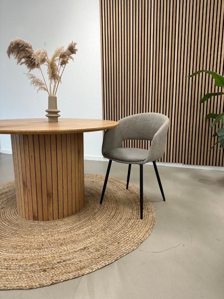 Kick Dean Eetkamerstoel Taupe - Set van 6 - Nieuw in doos, Overige kleuren, Kick, Nieuw, Ophalen of Verzenden