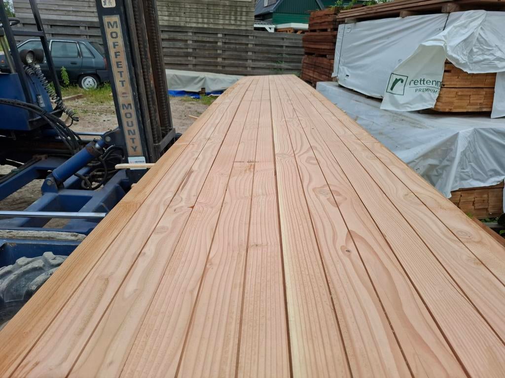 Douglas zweeds rabat planken 5 meter bezorgen mogelijk, Ophalen, Nieuw