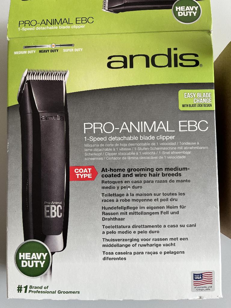 Trimset hond Andis Pro-animal EBC tondeuse, Ophalen of Verzenden, Nieuw