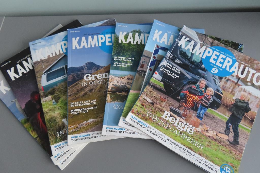 Kampeerauto NKC - jaargang 2020 - 7 stuks, Boeken, Ophalen of Verzenden, Zo goed als nieuw, Sport en Vrije tijd