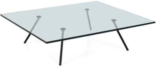 2 Design tafels uit de Beek Collection, Ophalen, 100 tot 150 cm, 50 tot 100 cm, Glas