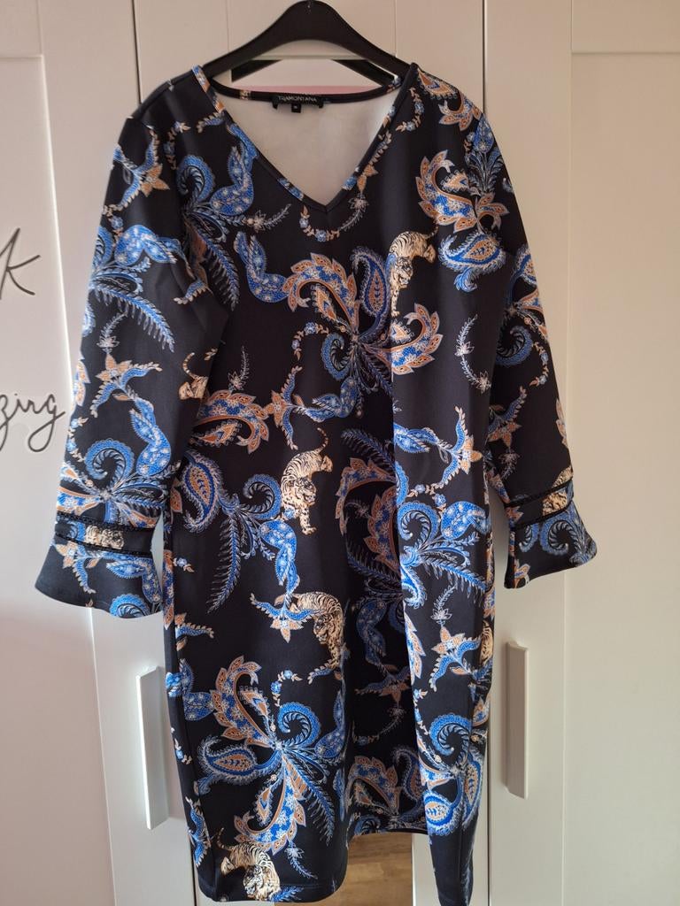 Tramontana jurk met print M, Ophalen of Verzenden, Nieuw, Maat 38/40 (M), Blauw