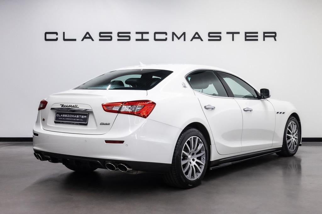 Maserati Ghibli 3.0 S Q4 (bj 2015, automaat), Auto's, Automaat, Euro 5, Gebruikt, Zwart