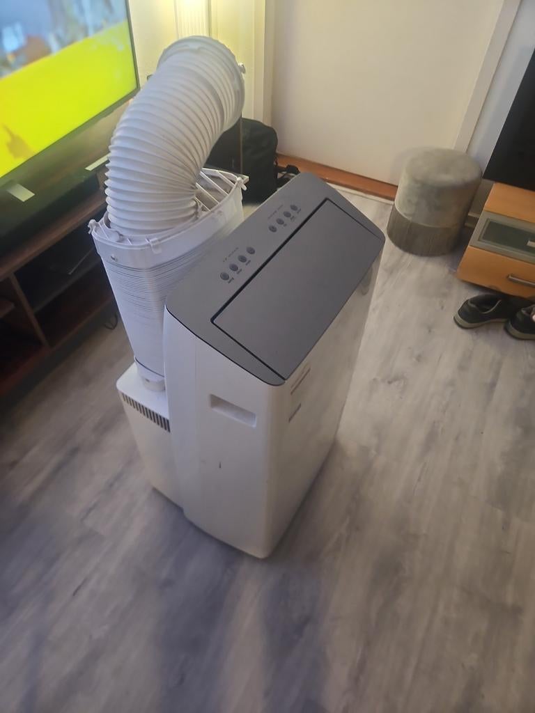 Inventum AC127W mobiele airco – compleet met afstandsbedieni, Minder dan 60 m³, 3 snelheden of meer, Ophalen of Verzenden, Afstandsbediening