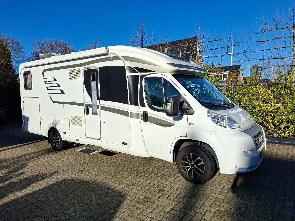 Hymer CL678 enkele bedden, Ringverwarming, Fiat, Luifel, 7 tot 8 meter