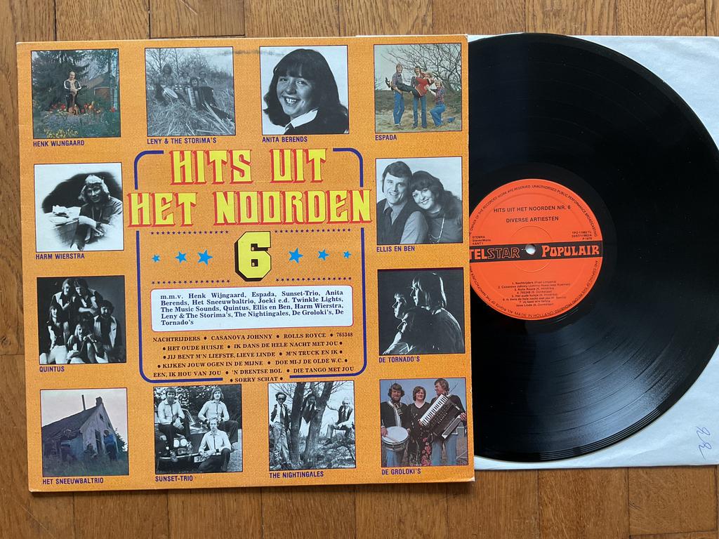 HITS UIT HET NOORDEN 6, Ophalen of Verzenden, Zo goed als nieuw, Overige formaten, Levenslied of Smartlap