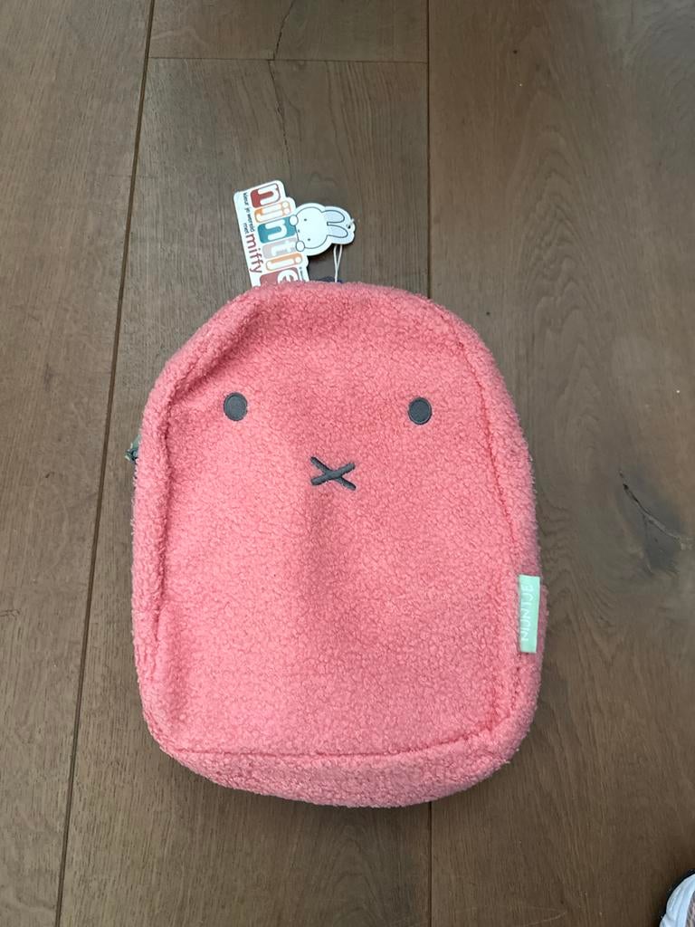 Nieuwe Miffy Nijntje teddy roze rugzak schooltas, Ophalen of Verzenden, Nieuw, Roze, Rugtas