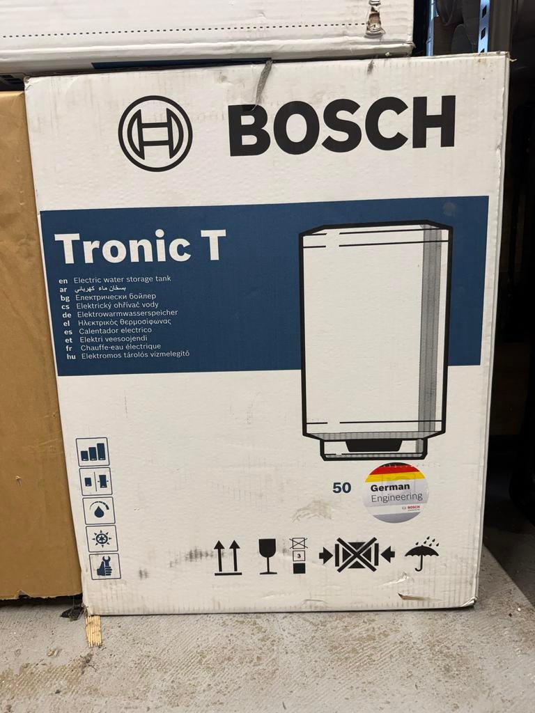 Bosch Tronic T 50 liter boiler, Doe-het-zelf en Verbouw, Geisers en Boilers, 20 tot 100 liter, Nieuw, Onbekend, Boiler