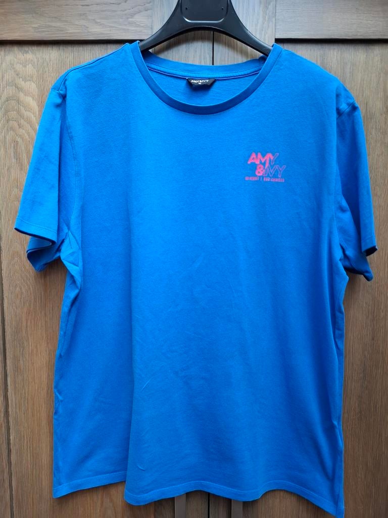 Shirt Amy & Ivy M, Maat 38/40 (M), Blauw, Ophalen of Verzenden, Korte mouw