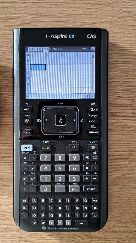 Grafisch rekenmachine TI-nspire CX, Diversen, Rekenmachines, Ophalen of Verzenden, Grafische rekenmachine, Zo goed als nieuw