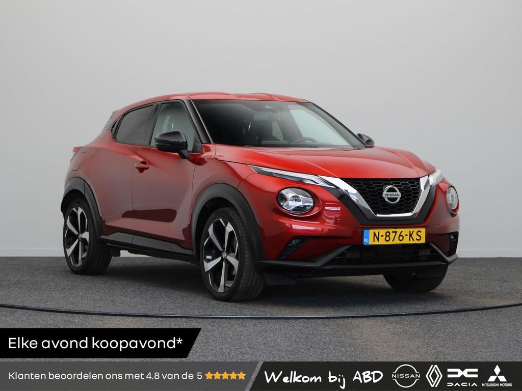 Nissan Juke 1.0 DIG-T N-Design | Rondomzicht camera | Stoelv, Auto's, Nissan, Euro 6, Leder, Bedrijf, 3 cilinders