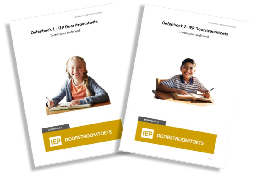 Oefenboeken voor de IEP Doorstroomtoets (pdf), Boeken, Ophalen, Nieuw, Overige niveaus