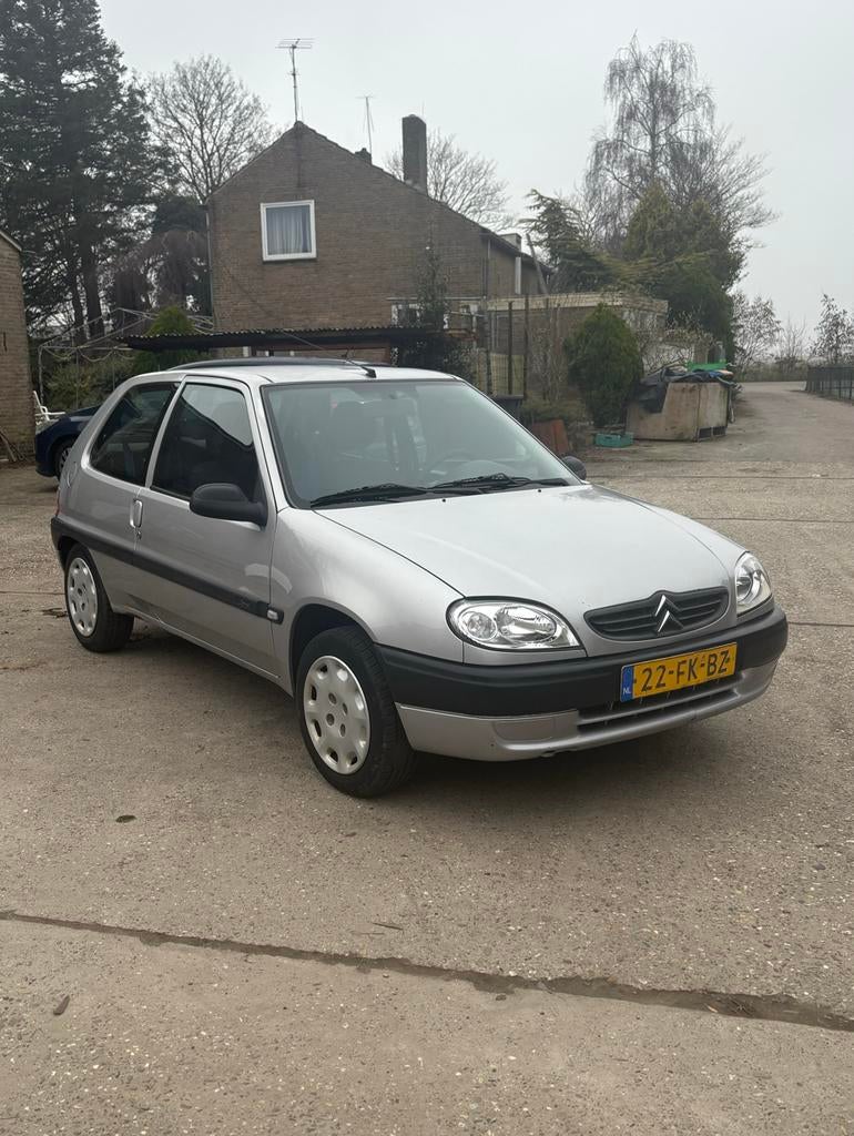 Citroën Saxo 1.0 I 2000 Grijs, Ophalen, Gebruikt, Citroën