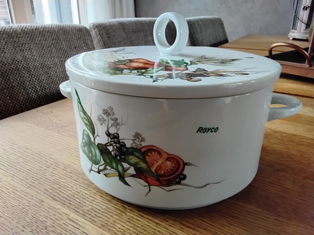 Royco soepterrine in perfecte staat, Huis en Inrichting, Keuken | Servies, Ophalen, Keramiek, Overige typen, Zo goed als nieuw