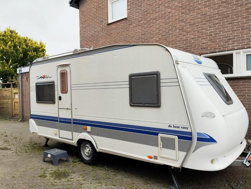 Hobby De Luxe Easy – direct klaar voor vakantie!, Caravans en Kamperen, Caravans, Rondzit, Hobby, Tot en met 4, Luifel