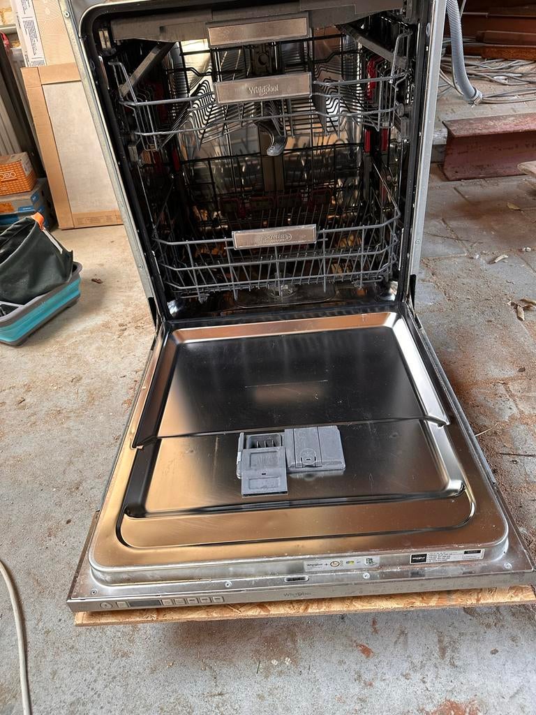 Whirlpool vaatwasser met apart bestekrek, Ophalen, Gebruikt, 60 cm of meer, Inbouw